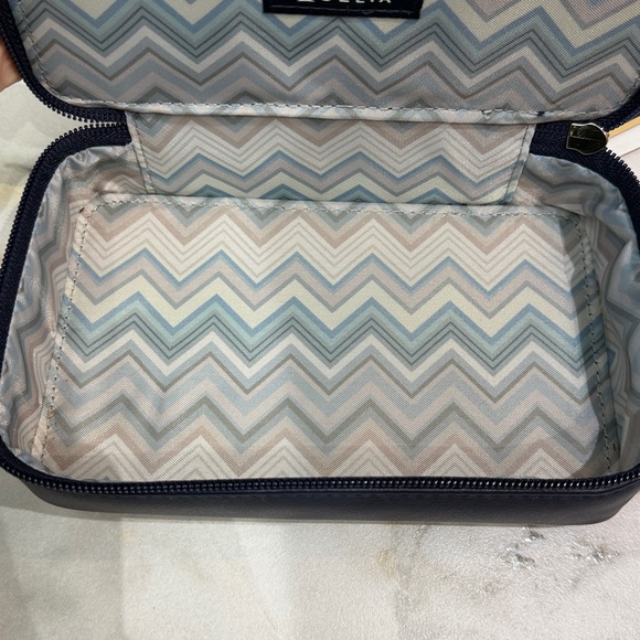 Missoni Dark Blue First Class Amenity Kit/ cosmetic Bag W/ Dior, La mer etc - Picture 7 of 7